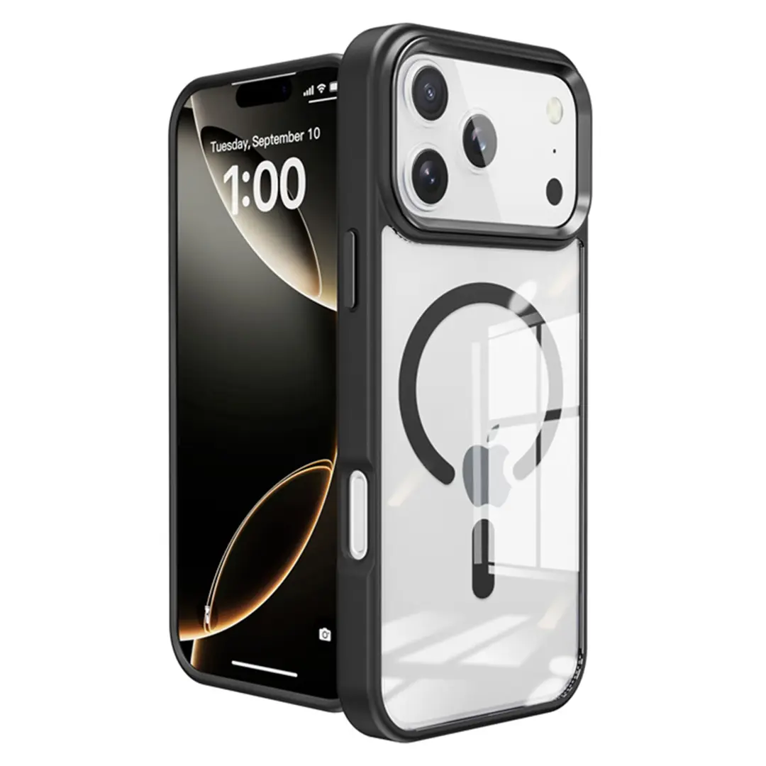 iPhone 17 Pro Max MagSafe Twotone Clear Case Black